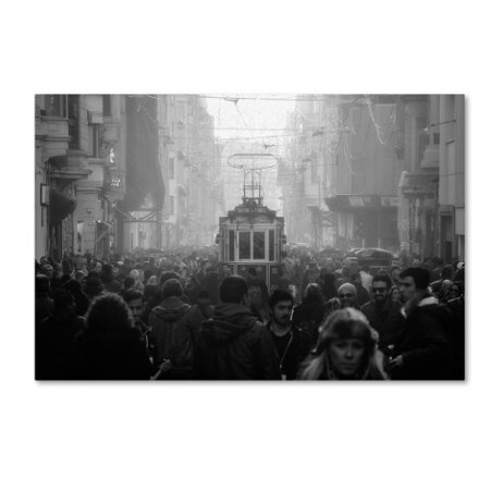Trademark Fine Art Dr Akira Takaue 'Taxim Street' Canvas Art, 12x19 1X01132-C1219GG